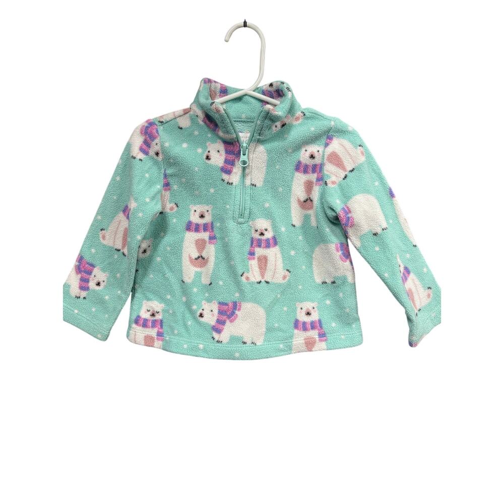 Mint Polar Bear Microfleece Jacket - The Children's Place - 18-24mo